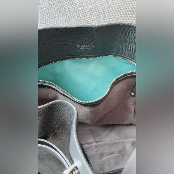 TIFFANY & Co. Blair Black Leather Tote Bag - Picture 6 of 16